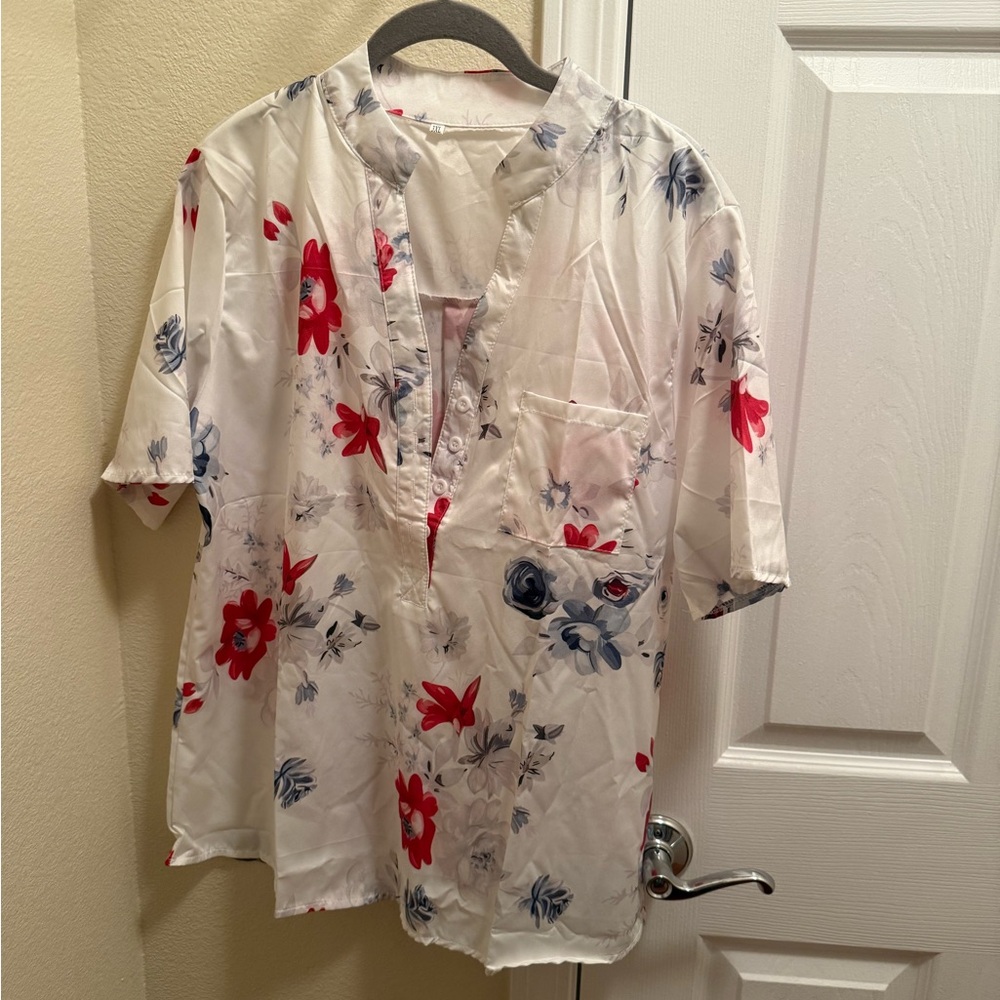 Floral Short Sleeve Shirt